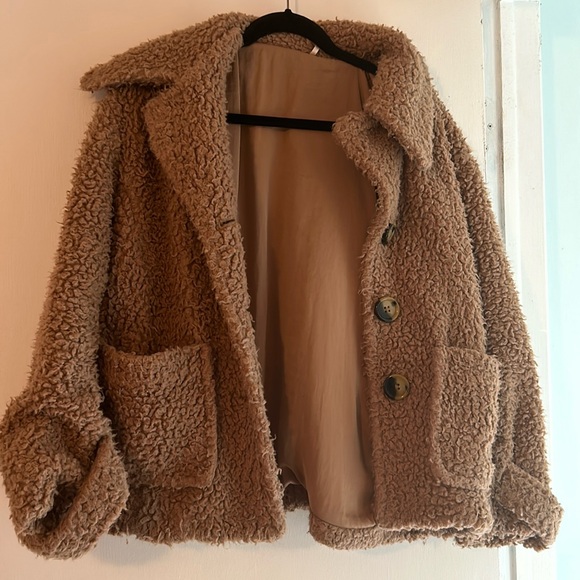 Free People So Soft Cozy Teddy Bear Coat - Picture 1 of 1